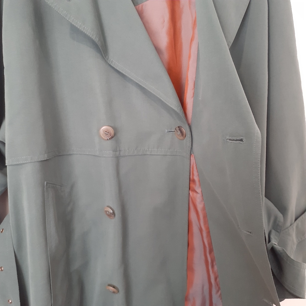 Vintage/Retro 80's Bugatti Businesscore Oversized Streetwear Trench - Picture 8 of 15